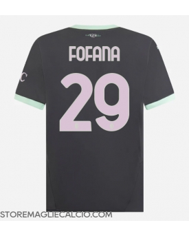 AC Milan Youssouf Fofana #29 Maglia Gara Terza Repliche 2024-25